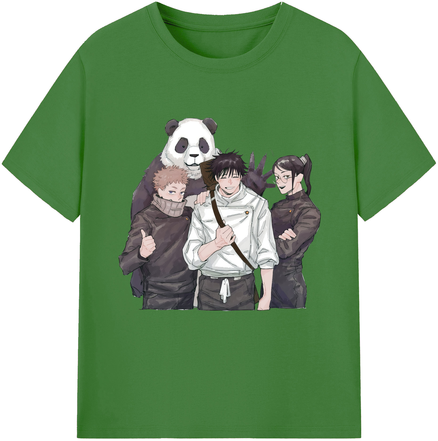 （画像用） 呪術廻戦 Jujutsu Kaisen レディースカジュアルプリントTシャツ（綿100％）